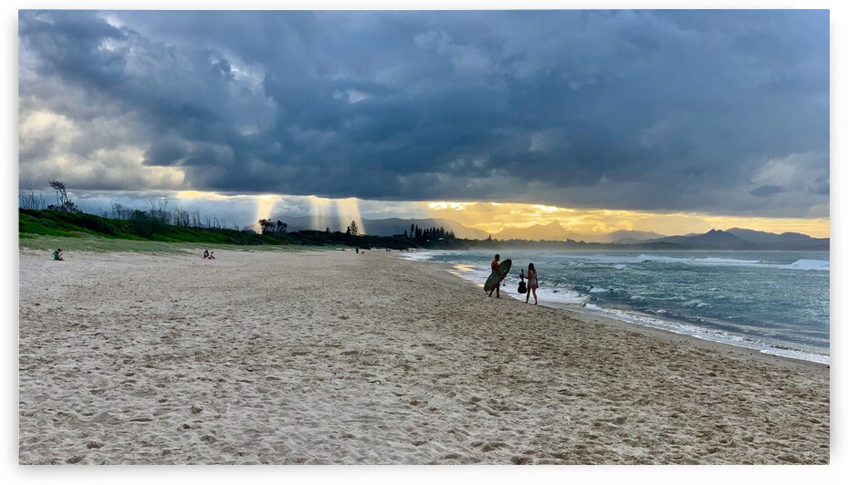 Sun Peaking Through a Dark Sky 1 by Jimmy Roy Photos