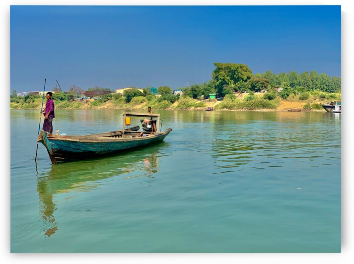 Standing in Front of the Boat by Jimmy Roy Photos