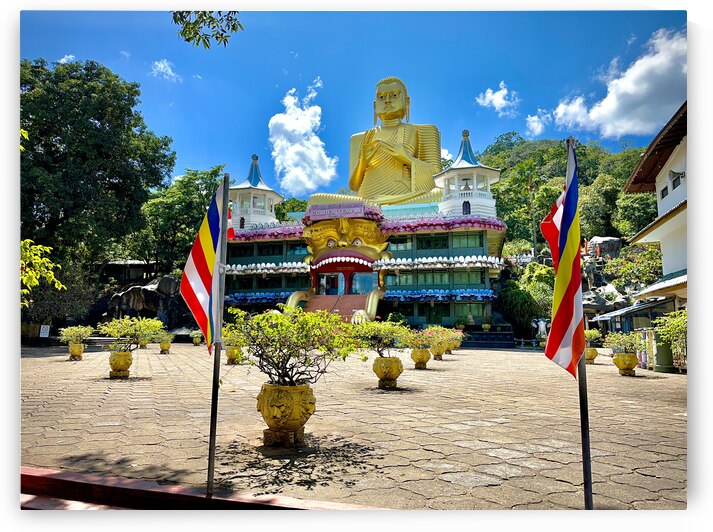 The Golden Buddha of Dambulla by Jimmy Roy Photos