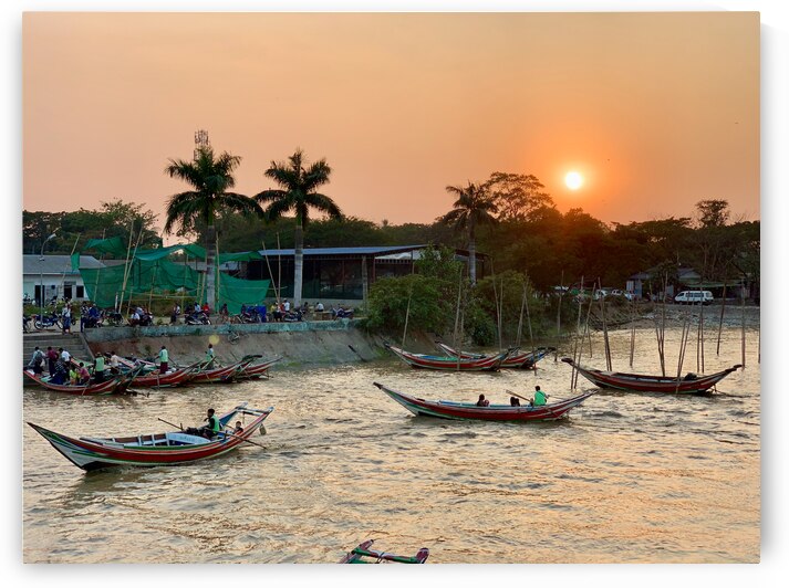 Sunset for the Boatmen by Jimmy Roy Photos