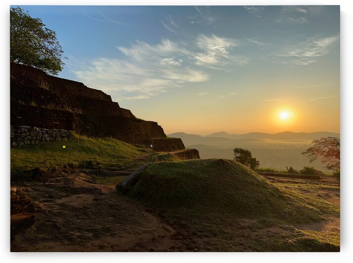 Sunrise on Top of Sigiriya Sri Lanka 3 by Jimmy Roy Photos