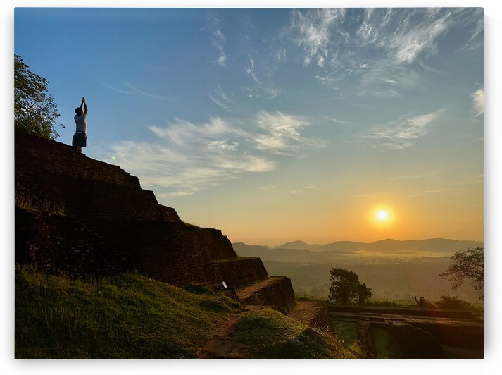 Sunrise on Top of Sigiriya Sri Lanka 2 by Jimmy Roy Photos