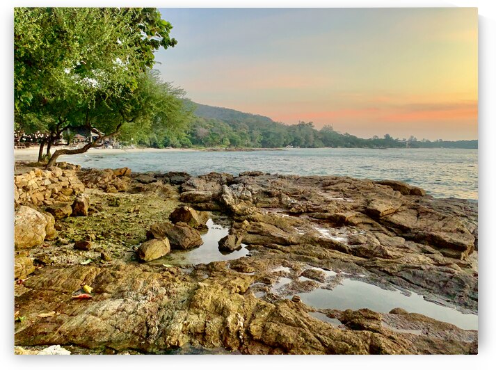 Rocky Beach at Sunset by Jimmy Roy Photos