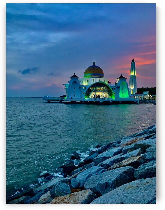 Masjid Selat Mosque in Melaka 3 by Jimmy Roy Photos