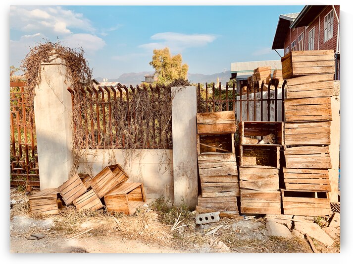 Vintage Wooden Crates by Jimmy Roy Photos