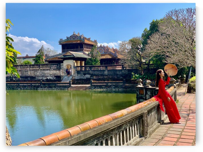 The Lady in Red Vietnam by Jimmy Roy Photos