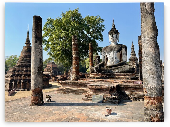 Wat Mahathat Temple Old Sukhothai Thailand 1 by Jimmy Roy Photos