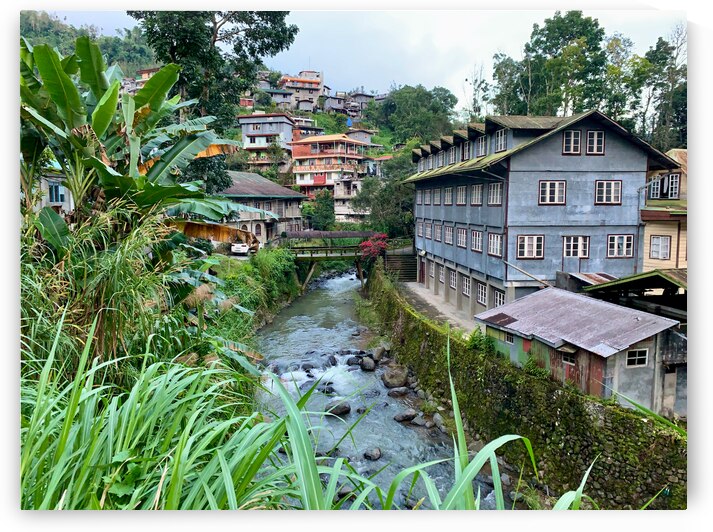 Blue House by the River 2 by Jimmy Roy Photos