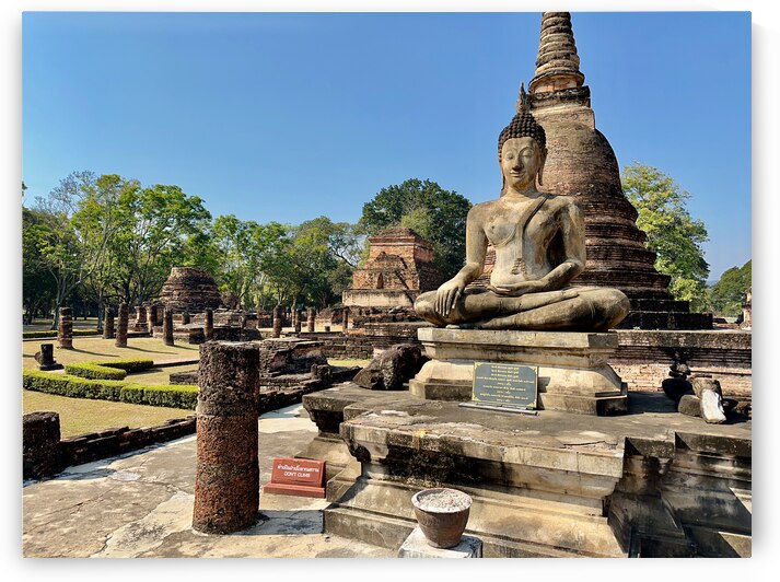 Wat Mahathat Temple Old Sukhothai Thailand 4 by Jimmy Roy Photos