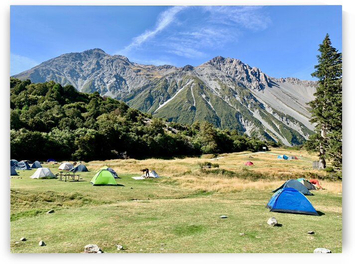 Camping at Mount Cook New Zealand by Jimmy Roy Photos