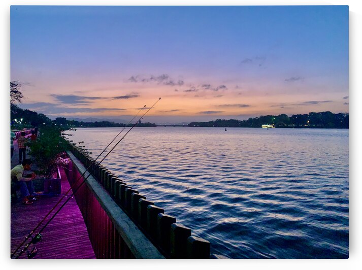 Fishing at Sunset by Jimmy Roy Photos