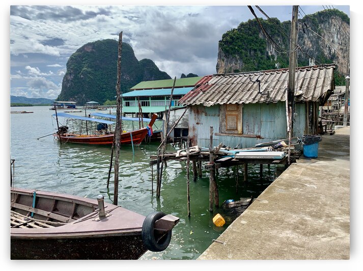 Koh Panyee Floating Village Thailand 2 by Jimmy Roy Photos