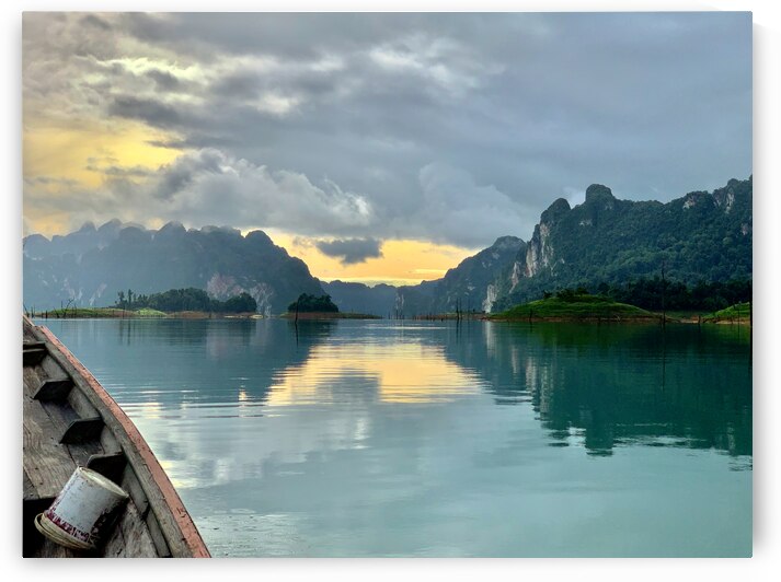 Reflections on the Lake in Khao Sok Thailand 1 by Jimmy Roy Photos