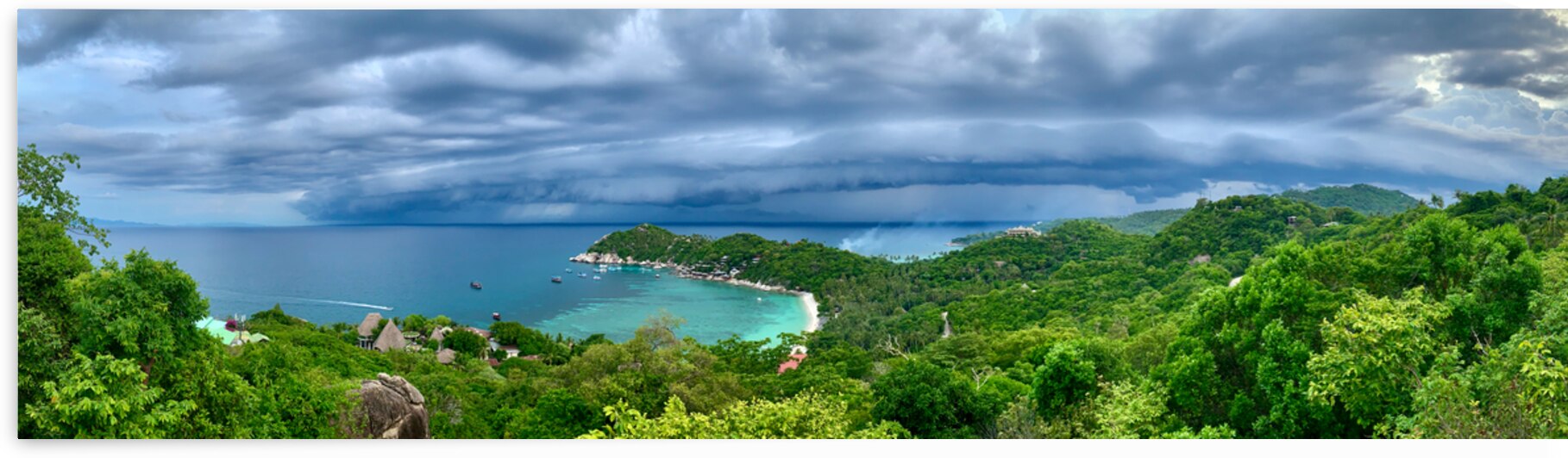 Moody Sky Over Sharks Bay Koh Tao Thailand by Jimmy Roy Photos