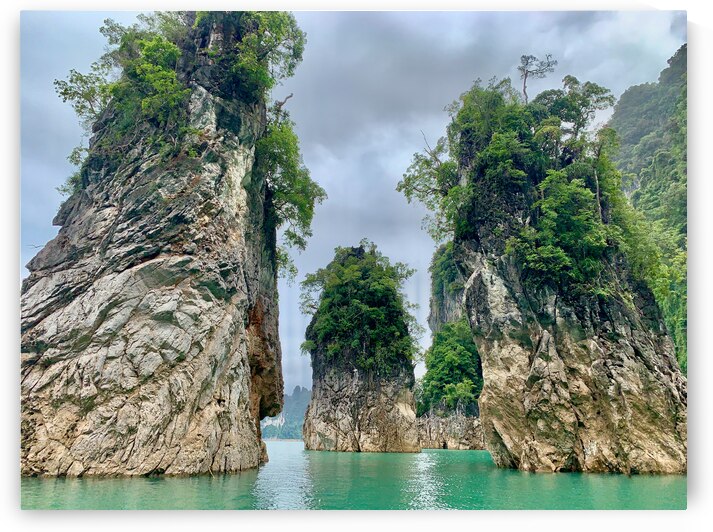 The 3 Rocks on Khao Sok Lake by Jimmy Roy Photos