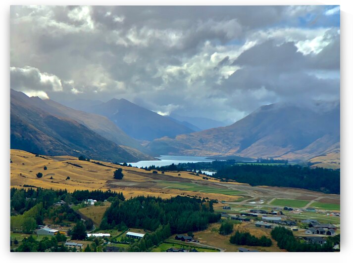View From Mount Iron New Zealand After a Storm 1. by Jimmy Roy Photos