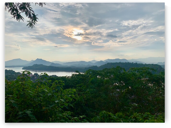 Sunset in Luang Prabang Laos by Jimmy Roy Photos