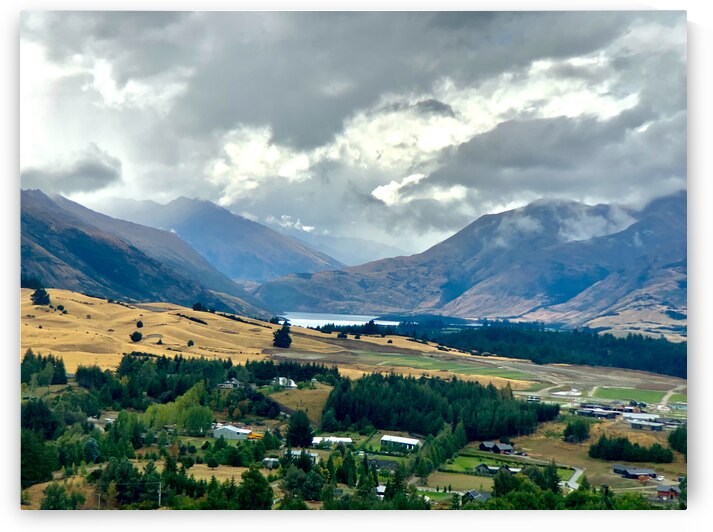 View From Mount Iron New Zealand After a Storm 2. by Jimmy Roy Photos