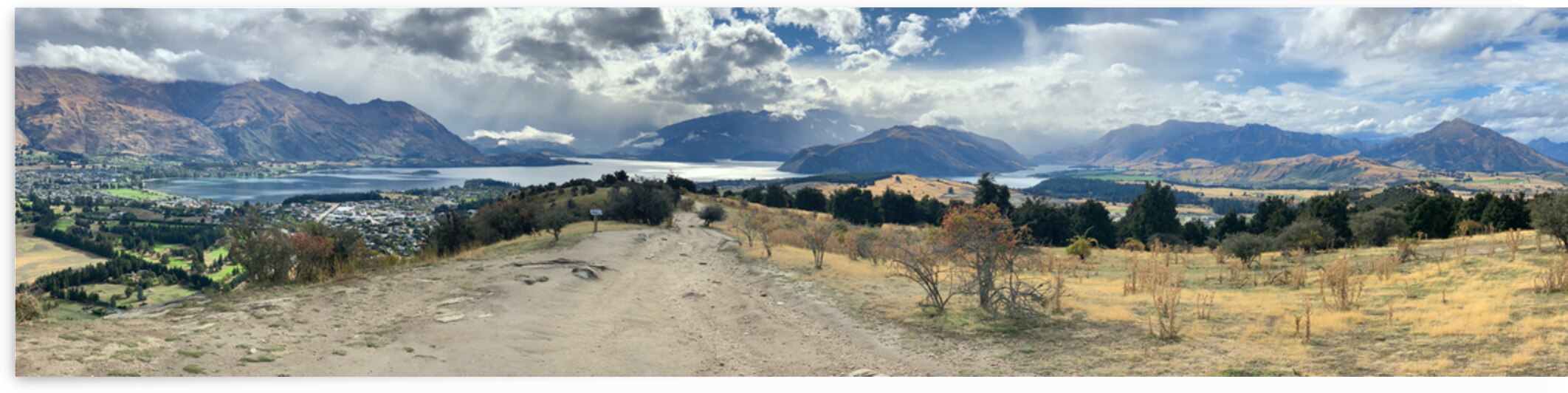 View From Mount Iron New Zealand After a Storm 4. by Jimmy Roy Photos