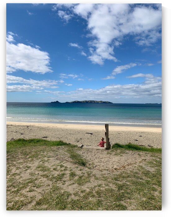 Boy Walking Down to the Beach by Jimmy Roy Photos