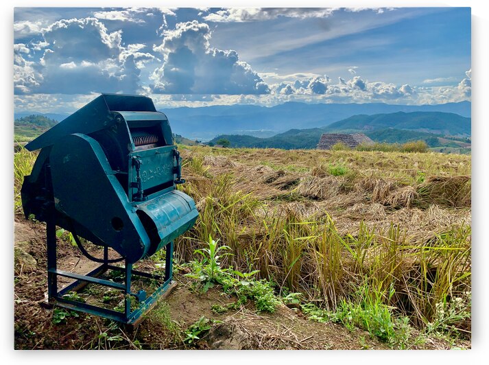 Rice Mill in the Field by Jimmy Roy Photos