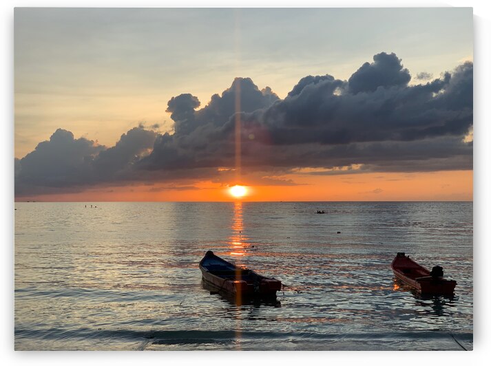 Sweet Orange Sunset 2 by Jimmy Roy Photos