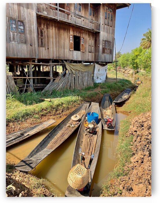 Slim Boats Parked by Jimmy Roy Photos