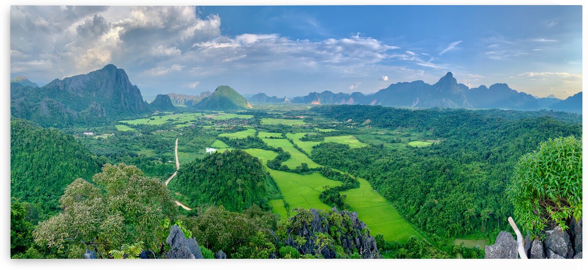 Nam Xay Viewpoint Vang Vieng Laos 3 by Jimmy Roy Photos