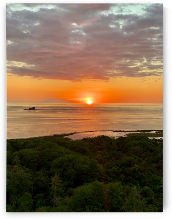 Sunset Over the Flores Sea Indonesia 3 by Jimmy Roy Photos