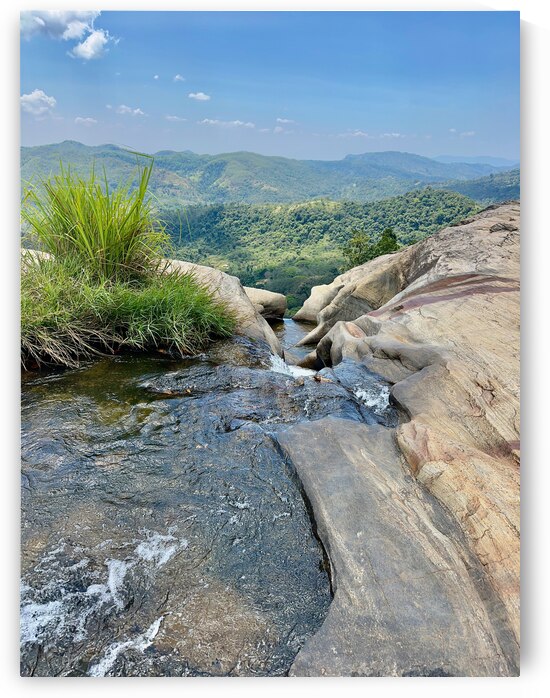 Top View of Diyaluma Falls 1 by Jimmy Roy Photos