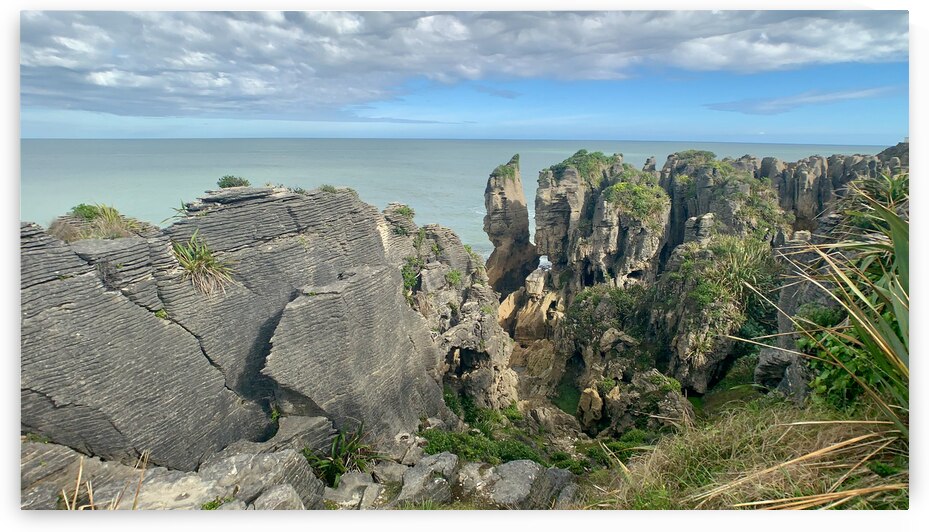 Punakaiki Pancake Rocks New Zealand 1 by Jimmy Roy Photos