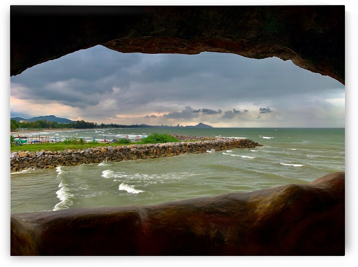View from Wat Tham Khao Tao Hua Hin Thailand 3 by Jimmy Roy Photos