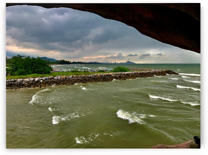 View from Wat Tham Khao Tao Hua Hin Thailand 2 by Jimmy Roy Photos