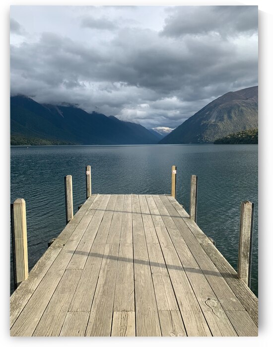 The Dock on Lake Rotoiti New Zealand by Jimmy Roy Photos