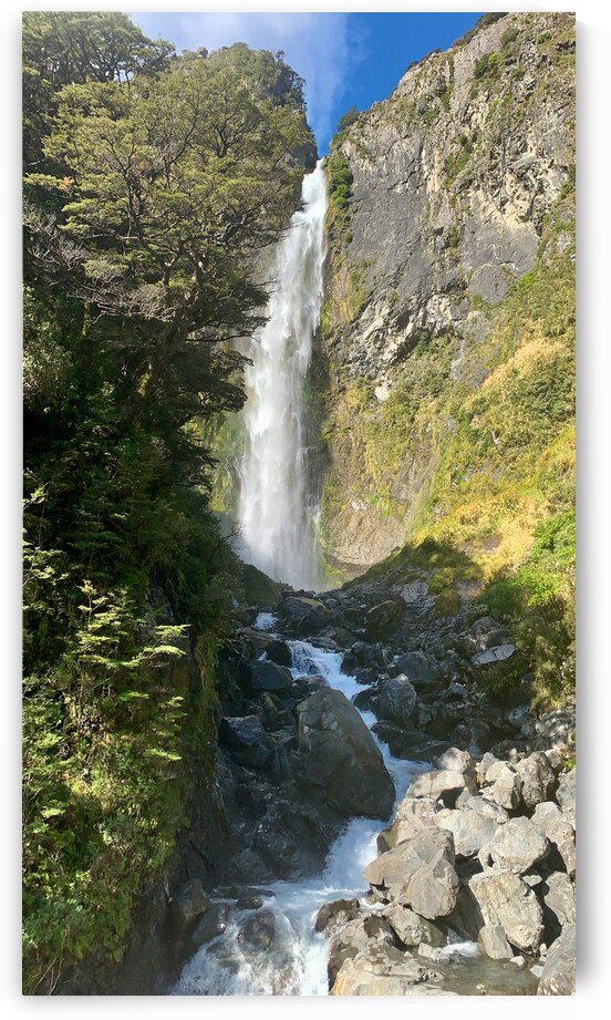 Arthur s Pass Waterfall New Zealand by Jimmy Roy Photos
