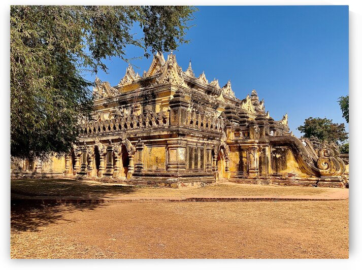 Me Nu Brick Monastery Myanmar by Jimmy Roy Photos