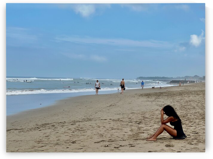 Thinking on the Beach by Jimmy Roy Photos