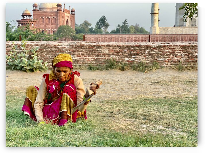 Lady working the Ground by Jimmy Roy Photos