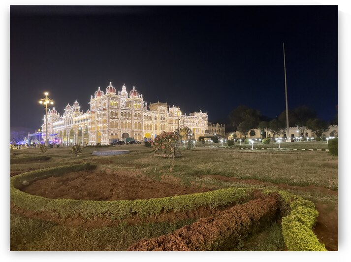 Mysore Palace at Night 1 by Jimmy Roy Photos