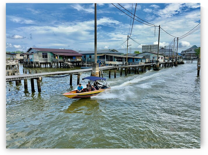 Kampong Ayer Floating Village Brunei 1 by Jimmy Roy Photos
