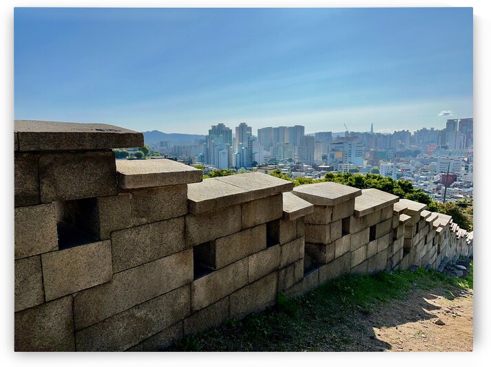 City View Behind the Wall Seoul South Korea 1 by Jimmy Roy Photos