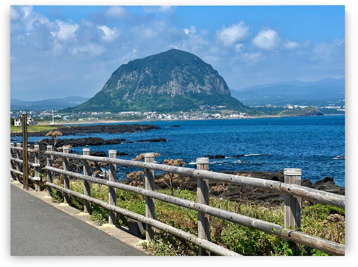 Sanbangsan Mount Jeju South Korea 2 by Jimmy Roy Photos