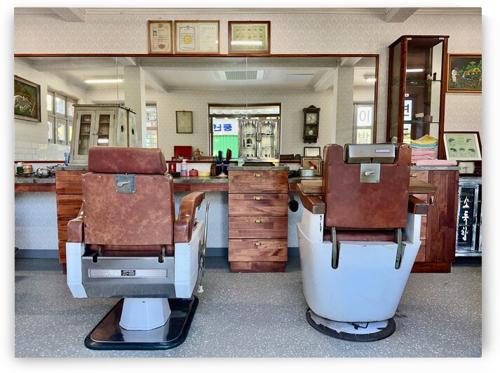 Old Barber Shop Seoul South Korea by Jimmy Roy Photos