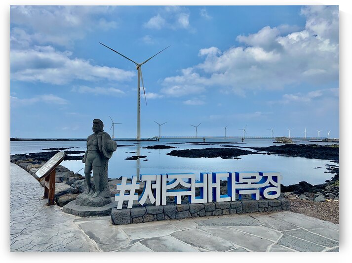 Wind Mills Jeju South Korea 1 by Jimmy Roy Photos