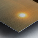 Sunset by the Temple Metal print