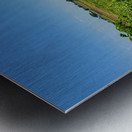 On the track Metal print