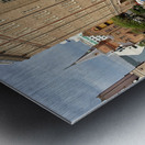 Market Street Metal print