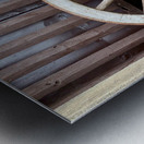 The Wooden Wheel Metal print