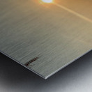 Lonely Boat at the Sunset Metal print