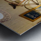 Cute Cafe Artifacts Metal print